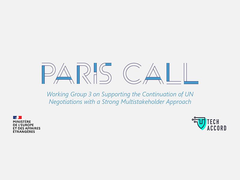 Paris Call Working Group 3