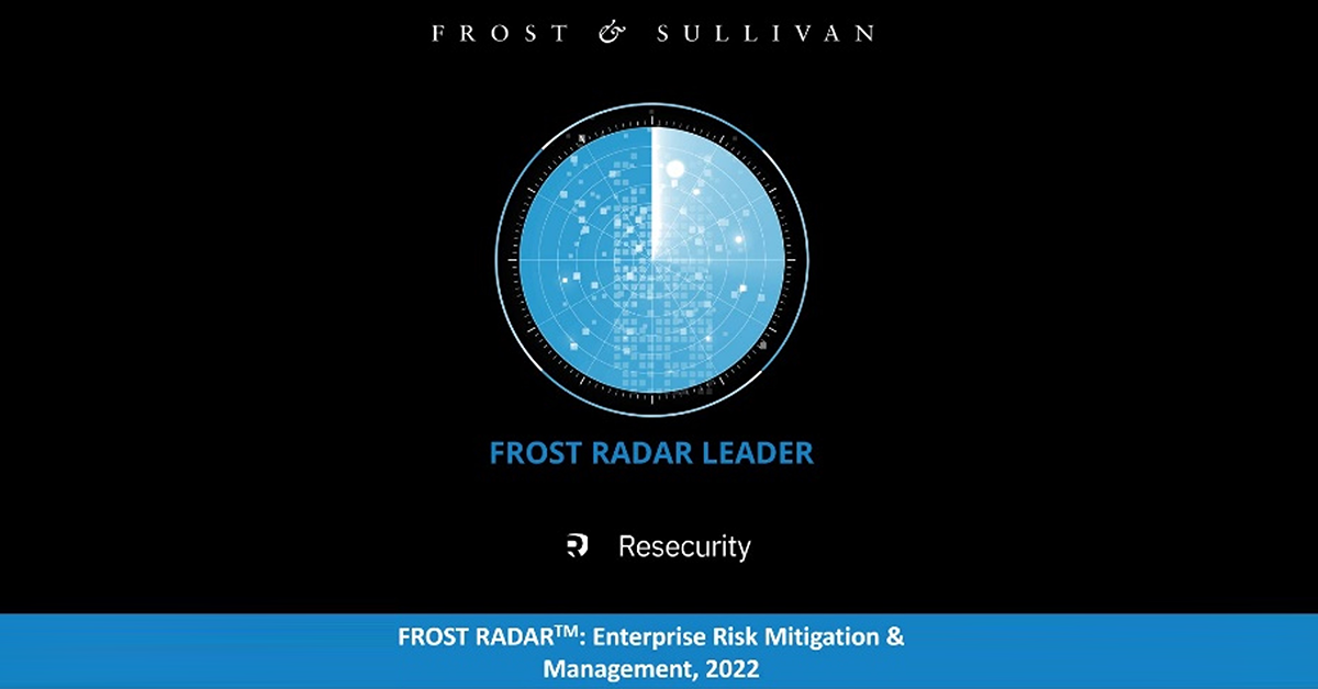 Resecurity® Recognized by Frost & Sullivan as a Leader in External Risk Mitigation and Management (ERMM)