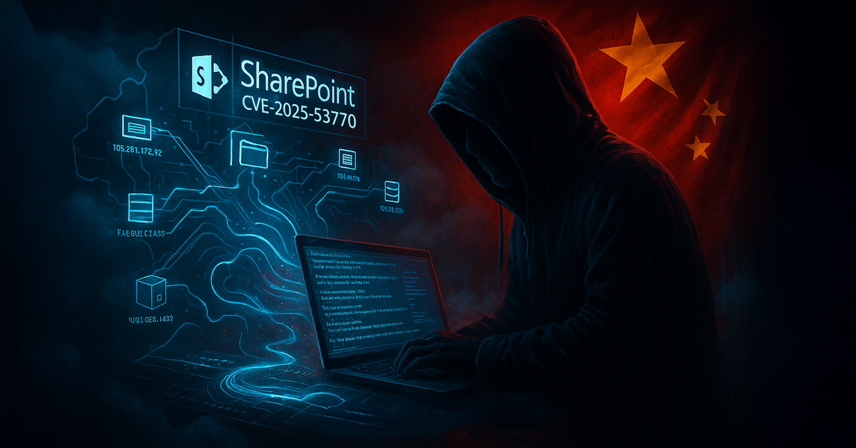 SharePoint Zero-Day Exploit (ToolShell) - Network Infrastructure Mapping