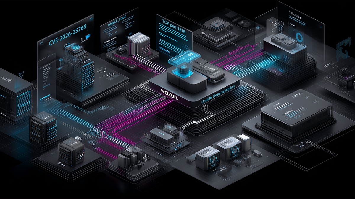 CVE-2026-25769: Critical Remote Code Execution in Wazuh via Unsafe Deserialization