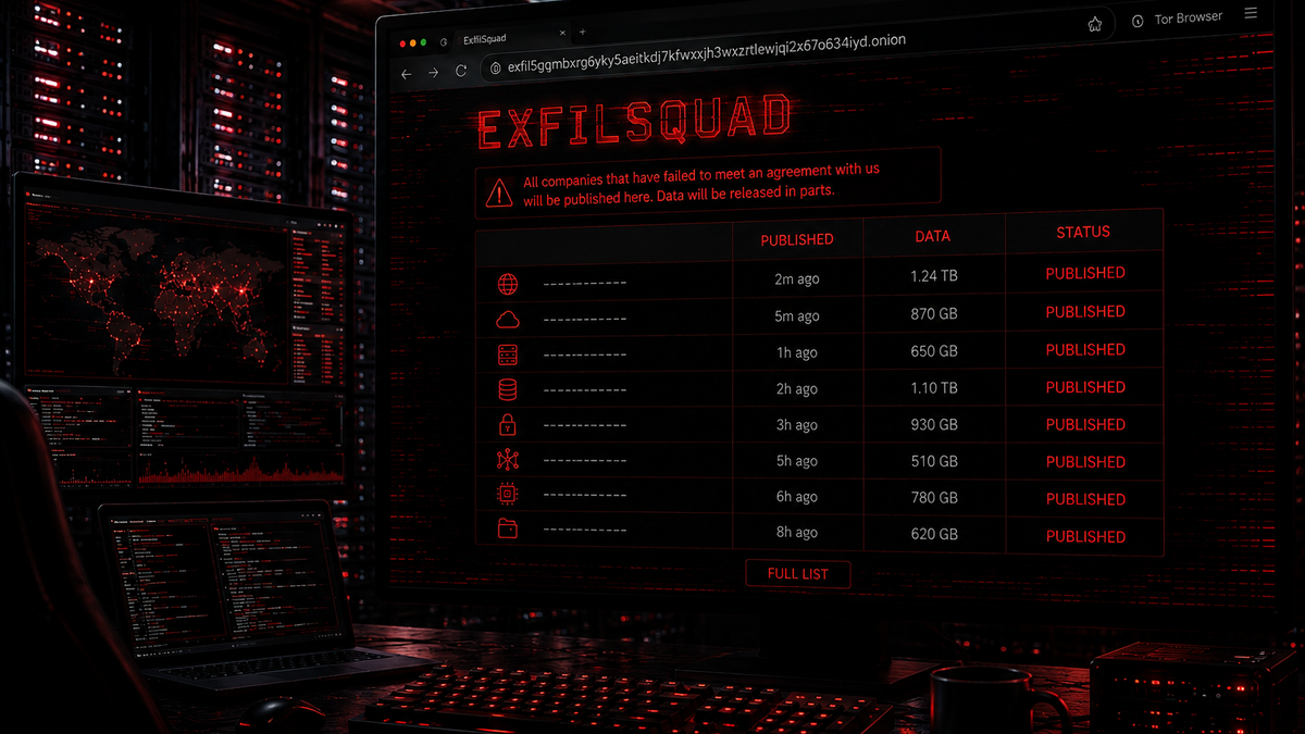 ExfilSquad Targets New Victims, Shares Data via Torrents